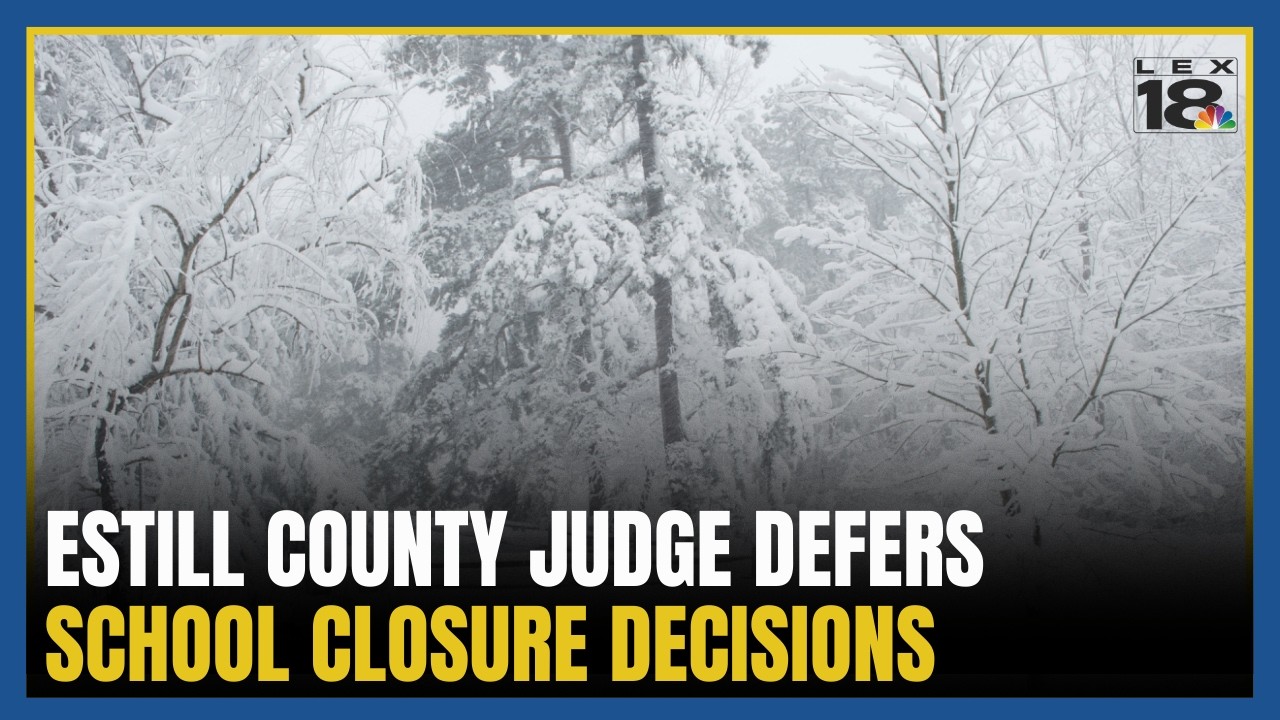 Estill County judge defers school closure decisions to education officials after ice storm