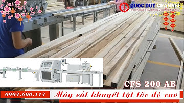 CFS 200AB Máy cắt chọn phôi tự động cao tốc Đài Loan - Máy cắt khuyết tật CNC | Quốc Duy