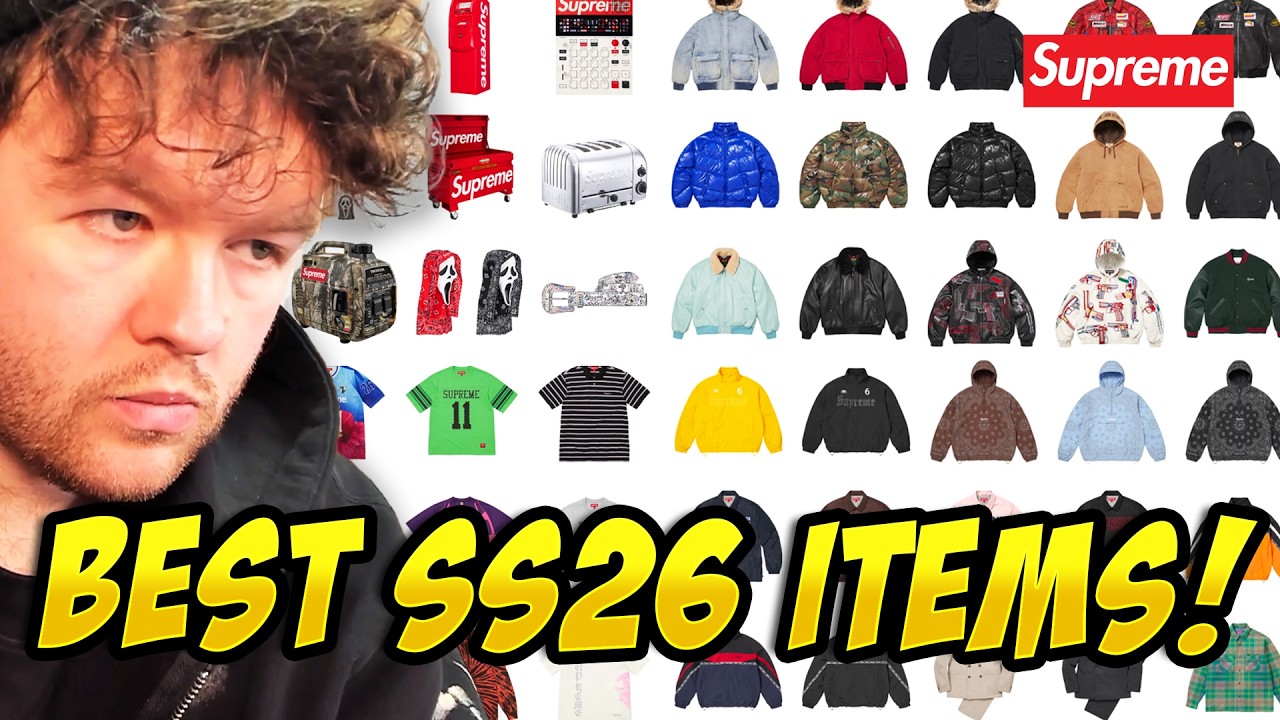 MY FAVOURITE ITEMS FROM THE SUPREME SPRING SUMMER 26 COLLECTION!