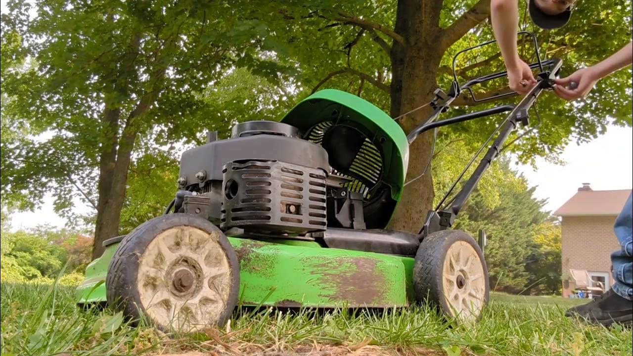 Lawnboy 10324-FINALLY replacing the broken throttle control cable and