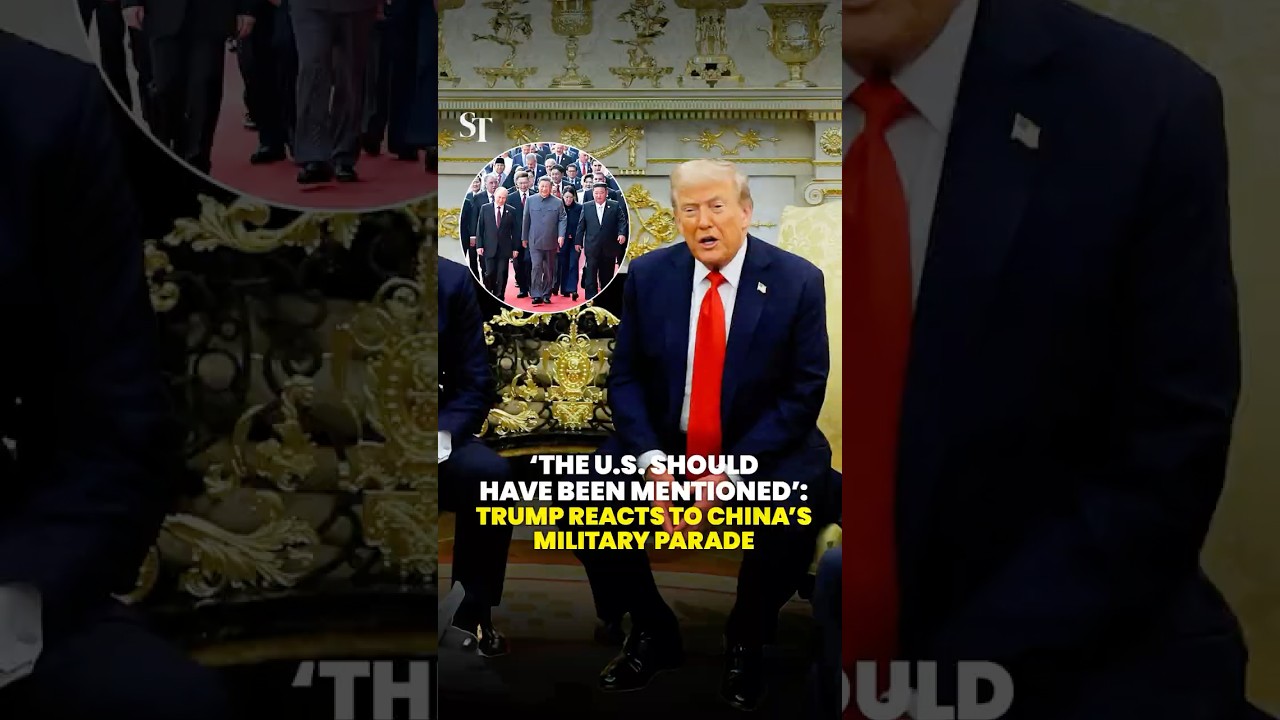 ‘The US should have been mentioned’: Trump reacts to China’s military parade