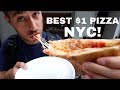 BEST $1 PIZZA in New York City CHALLENGE! | DEVOUR POWER