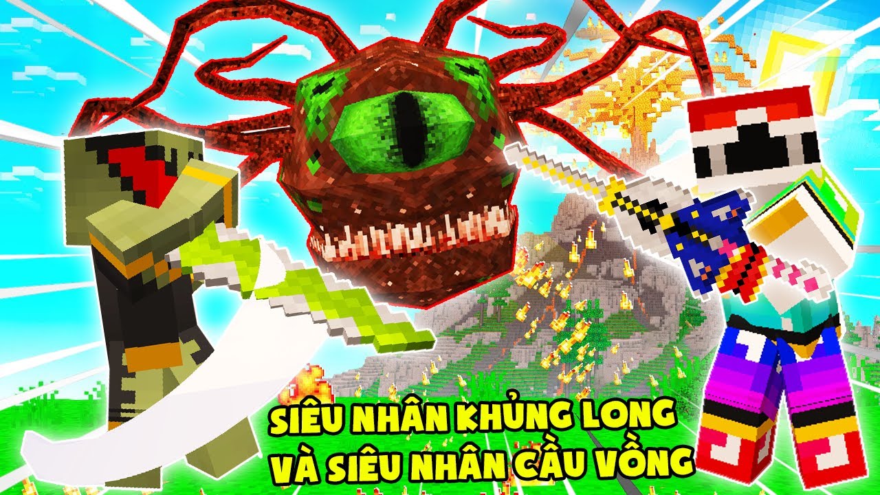 SIÊU NHÂN NOOB TEAM TẬP 3 : KHANGG HÓA SIÊU NHÂN KHỦNG LONG ĐÁNH BẠI SIÊU NHÂN CẦU VỒNG T GAMING ??