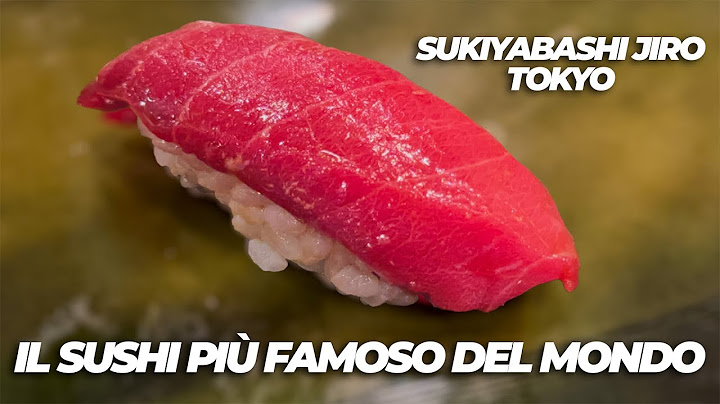 IL SUSHI PIÙ FAMOSO DEL MONDO - SUKIYABASHI JIRO TOKYO ROPPONGI