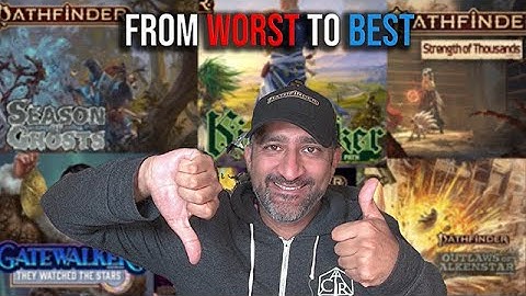 De 10 Pathfinder 2e Adventure Paths die ik heb gerend RANKED! Professionele GM runt deze voor de ...