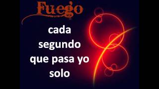 Fuego - Me enamore (LETRA)