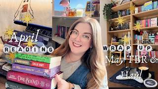 April reading wrap up, Book Haul &amp; TBR JAR picks my MayTBR ! 🫙📖🌟