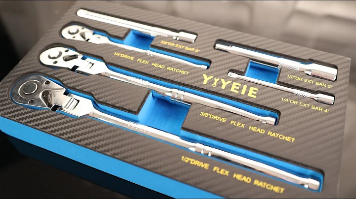 YIYEIE 6-Piece Flex-Head Ratchet Set