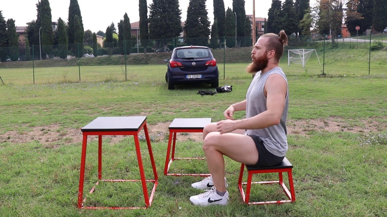Set di 3 piattaforme Box Pliometrici Rosso Plyo Box Esercizio per Set di 3 piattaforme Box Pliometrici Rosso Plyo Box Esercizio per