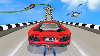 #Mega Ramb GT car stunt racing game #car drive #3D game #gadi vala game #gameplay #games