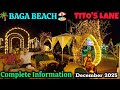 Baga Beach Goa December 2025🏖🌴Baga Beach Nightlife | Tito's Lane Baga Goa | Tito's Lane | North Goa