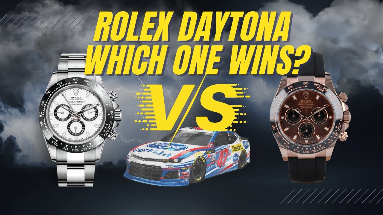 Battle of the Rolex Daytonas... which one wins? YouTube