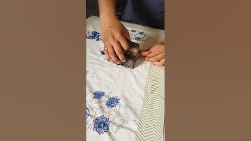 "The Art of Hand Block Printing | Crafting Tradition with Every Stamp" #art #handblock #shorts