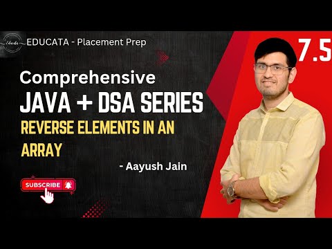 7.5 | Arrays | Problem - 4 | Print elements in an array in reverse ...