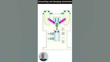 Connecting Rod and Clamping Mechanism #mechanism #mechanical #engineering #engineer #solidworks