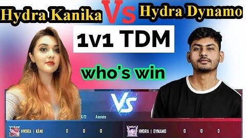 1st time Hydra Dynamo vs Hydra Kanika 1v1 TDM Instense fight who
