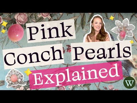 What are Natural Pink Conch Shell Pearls?