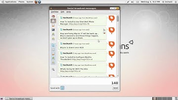 Ubuntu-Video-Tutorials Post 46: How To Set-Up Gwibber