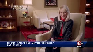 Kansas City Chiefs announce the passing of team matriarch Norma Hunt