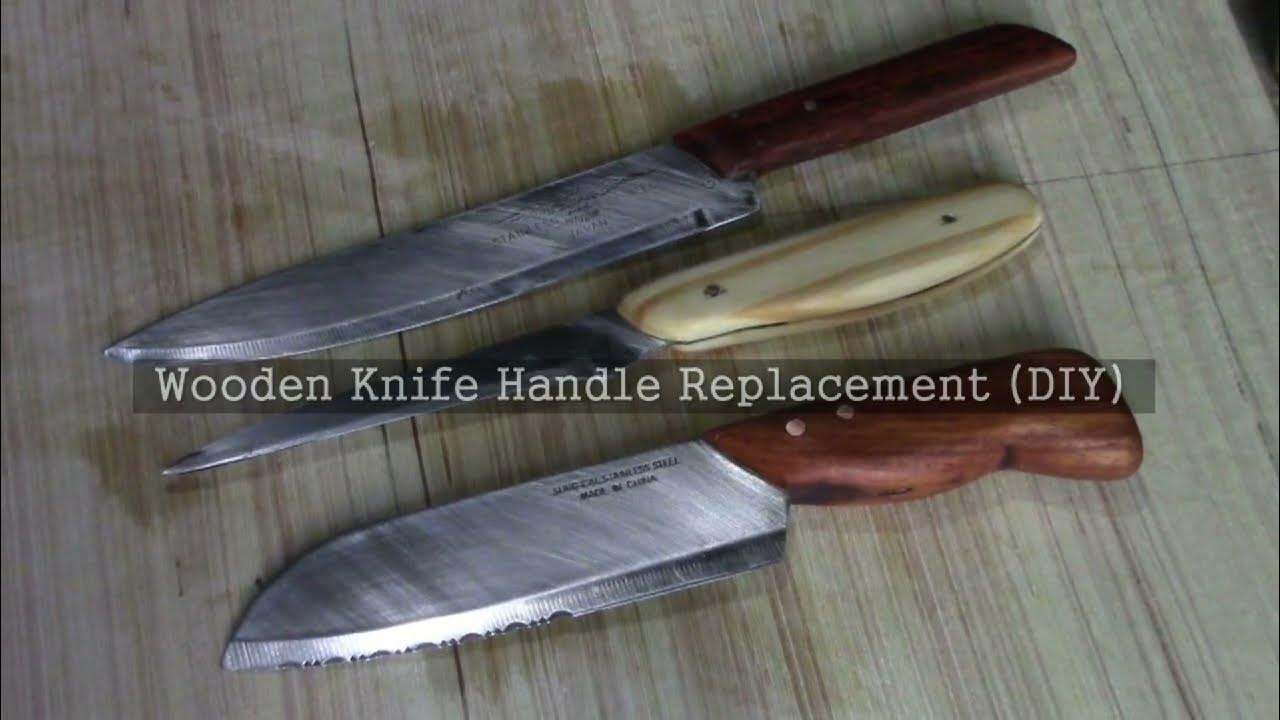 Wooden Knife Handle Replacement (DIY) YouTube