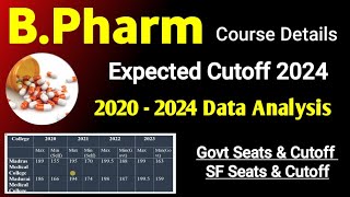 Bpharm Expected Cutoff |Bpharm Course Details In Tamil |Bpharm Government college List
