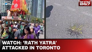 Rath Yatra Attacked In Canada | Canada: MEA Slams Attack on Toronto ISKCON Rath Yatra