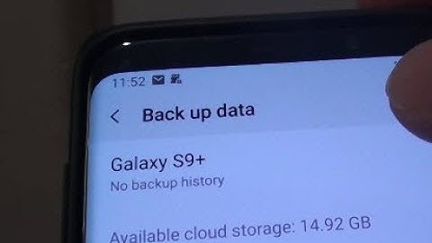 Samsung Galaxy S9: How to Backup Data to Samsung Cloud