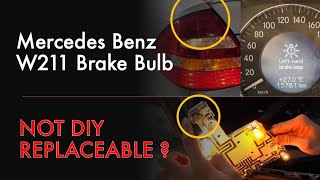 Mercedes Benz E-Class W211 Brake Bulb Error, diagnose and fix