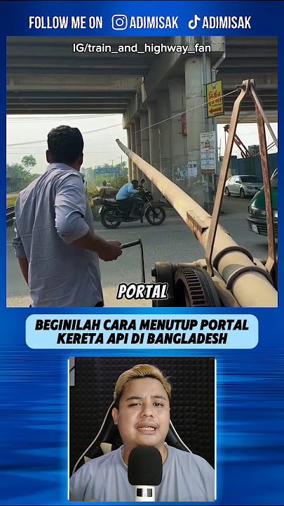 THIS IS HOW TO CLOSE RAILWAY PORTALS IN BANGLADESH #interestingfacts