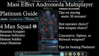 Guide to Platinum Difficulty | Tips on staying under 30 minutes | MEA Multiplayer