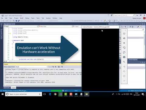 Xamarin Android emulator in Visual Studio 2017 Resolve Problem Hyper V