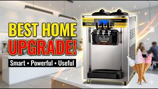 Best Commercial Soft Serve Ice Cream Machine for Small Business, 3 Flavor Countertop Ice Cream Maker screenshot 2