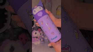 kuromi bottle ♡︎ #aesthetic #asmr #cute #kawaii #sanrio #unboxing #kuromi #hellokitty #amazonfinds