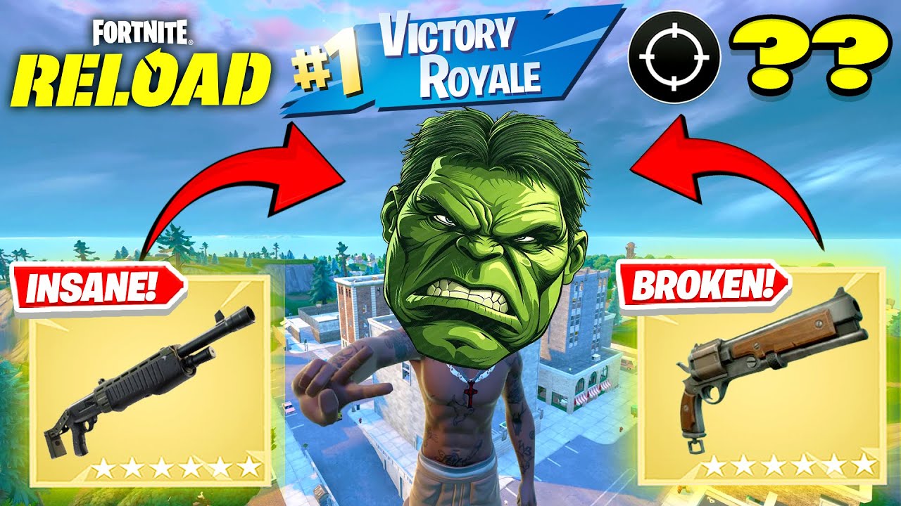 Real *HULK* Plays OG Fortnite Reload | #1 Victory Royale | 23 Kill Gameplay