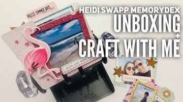 Heidi Swapp Memorydex Spinner Unboxing + Craft With Me!