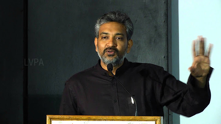 Rajamouli's Speech