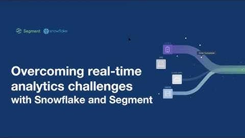 Overcoming real-time analytics challenges with Segment and Snowflake