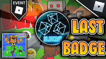 [EVENT] How to get BUILD BATTLES RB Battles Championship Badge (FINALS) | HOW TO GET THE FINAL BADGE