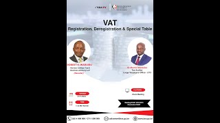 VAT - Registration, Deregistration, Special Table