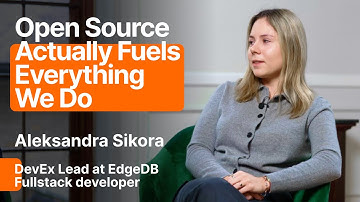 DevEx Lead Aleksandra Sikora over ontwikkelaarservaring, open source en werk-privébalans in de te...