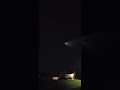 Bright SpaceX rocket leaves glowing tail over Greenville
