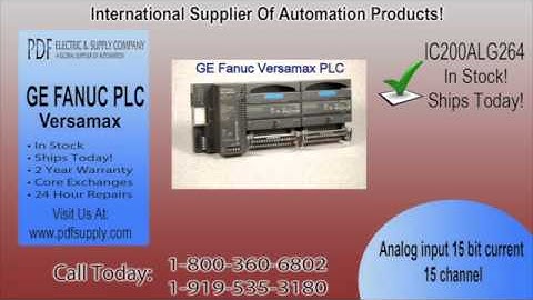 IC200ALG264 | GE Fanuc PLC Series 90-30 | In Stock! Call 800.360.6802