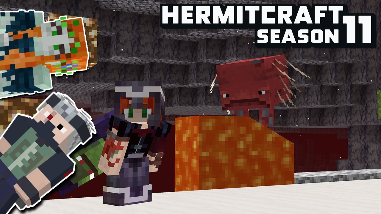 Extending the Nether Tunnels! Hermitcraft Stream VOD