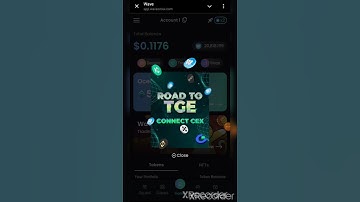 How to connect a web app with a Wave Wallet on telegram sui airdrop. Road to TGE.