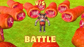 How many?? Blade Worm Defat King Kong | Animal Revolt Battle Simulator | ARBS