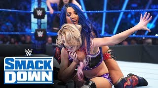 The smackdown women’s division is on full display as bayley & sasha
banks, lacey evans dana brooke and alexa bliss nikki cross clash in a
triple threat t...