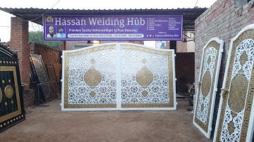 CNC gate design , amazing design , main gate design , entrance gate // Hassan Welding Hub