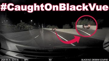 Impaired Driver Hitting the Wall on a Highway #CaughtOnBlackVue