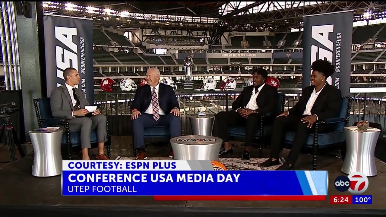 UTEP Football at Conference USA Media Day YouTube