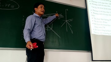 Xác định hướng và tốc độ dòng chảy